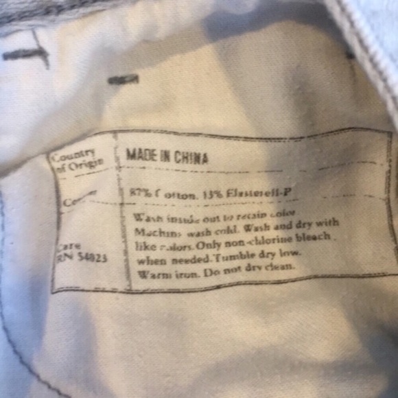 Banana Republic Bootcut Jeans, Light Gray, 26P - Picture 8 of 9